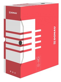 Pudło archiwizacyjne A4 czerwony karton [mm:] 120x340x 297 Donau (7662301FSC-04) Donau