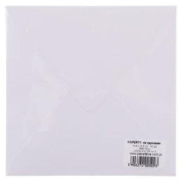 Koperta 14,6X14,6 biała 120g CD biały [mm:] 146,5x146,5 Logos 50 sztuk Logos