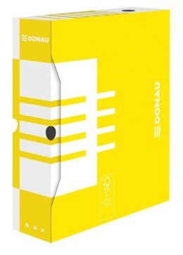 Pudło archiwizacyjne A4 żółty karton [mm:] 80x340x 297 Donau (660301FSC-11) Donau