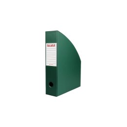 Pojemnik na dokumenty pionowy 7 cm A4 zielony ciemny folia Biurfol (SE-35-05) Biurfol