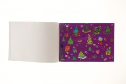 Zeszyt papierów kolorowych Cormoran błyszczące motywy świąteczne A4 Cormoran
