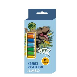 Kredki ołówkowe Beniamin Jurassic Park pastel 12 kol. Beniamin
