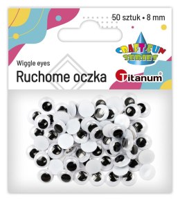 Oczy Titanum Craft-Fun Series ruchome 8mm Titanum
