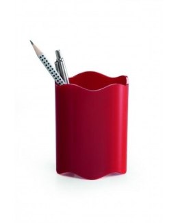 Pojemnik na długopisy Trend czerwony plastik Durable (1701235080) Durable