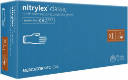 Rękawiczki nitrylowe XL Mercator