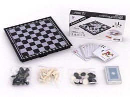 Gra logiczna Adar szachy magnet.,warcaby i karty (493643) Adar