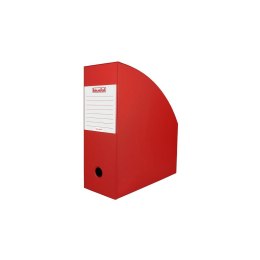 Pojemnik na dokumenty pionowy 11 cm A4 czerwony folia Biurfol (SE-37-07) Biurfol