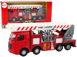 Samochód strażacki Napęd Frykcyjny Drabina Kosz 1:55 Lean (13332) Lean