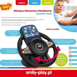 Zabawka edukacyjna mówiąca kierownica Smily (SP83676) Smily