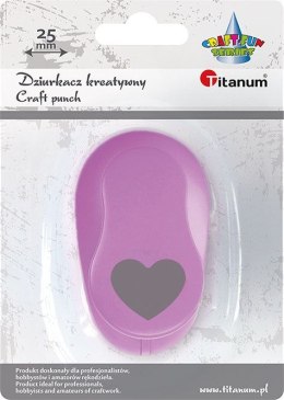 Dziurkacz ozdobny Craft-Fun Series 25mm serce Titanum (T-8810-5F) Titanum