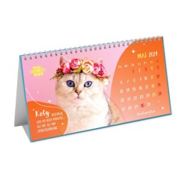 Kalendarz biurkowy Kukartka koty Kukartka