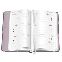Kalendarz książkowy (terminarz) 5902277338136 Interdruk Metalic B6/192 B6 (PINK DOTS) Interdruk