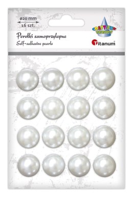 Kryształki Titanum Craft-Fun Series 16 sztuk, 20mm perłowy (23mH03142) Titanum