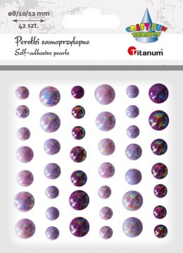 Kryształki Titanum Craft-Fun Series 42 szt fioletowe (23mH0379) Titanum