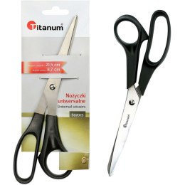 Nożyczki Titanum czarne 21,5cm (S02023) Titanum