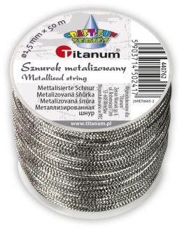 Sznurek Titanum Craft-Fun Series srebrny 50m (20HET0605-) Titanum