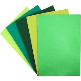 Filc Titanum Craft-Fun Series tonacja zielona kolor: mix 10 ark. [mm:] 210x297 (345158) Titanum