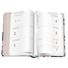 Kalendarz książkowy (terminarz) 5902277338129 Interdruk MAT+UV B6/192 B6 (FLOWERS) Interdruk