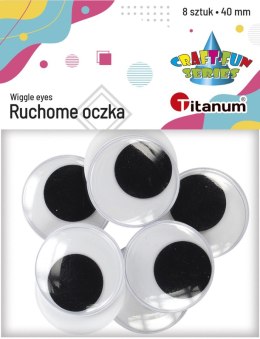 Oczka Titanum Craft-Fun Series 40 mm 8 szt (5032) Titanum