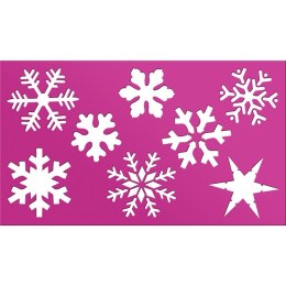 Szablon Craft-Fun Series Boże Narodzenie - płatki śniegu Titanum (DIY18-47) Titanum