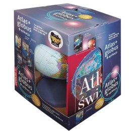 Książeczka edukacyjna Atlas świata z globusem Demart Demart