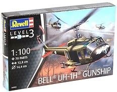 Model do sklejania Bell UH-1H Gunship - amerykański wielozadaniowy śmigłowiec Revell (04983) Revell