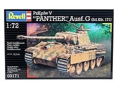 Model do sklejania Panzerkampfwagen V Panther - niemiecki czołg średni z okresu II wojny światowej Revell (03171) Revell