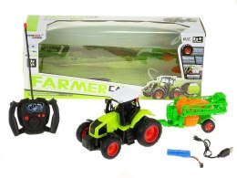 Traktor 1:16 na radio, z maszyną rolniczą, z ładowarką USB Adar (554665) Adar