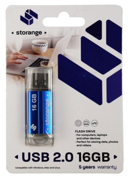 Pendrive Storange Blue 16GB (STORANPEN16GBBLUE2.0) Storange