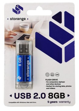 Pendrive Storange Blue 8GB (STORANPEN8GBBLUE2.0) Storange