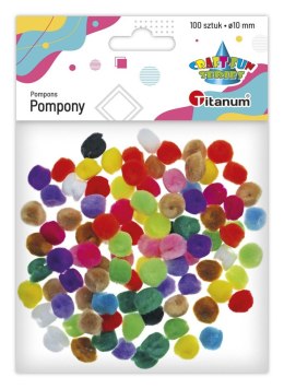 Pompony Titanum Craft-Fun Series akrylowe mix 100 szt (20TH1020-5) Titanum
