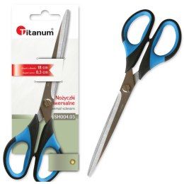 Nożyczki Titanum ergonomiczne 18cm (SH004-03) Titanum