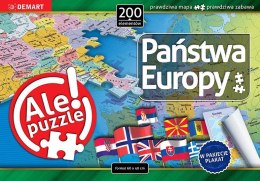 Puzzle Demart Państwa Europy 200 el. Demart