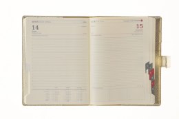 Kalendarz książkowy (terminarz) 5902156065160 Panta Plast Ekoskóra z zapięciem 165220 dzienny B5 (0405-0806-01 do 33) Panta Plast