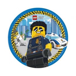 Talerz jednorazowy Godan Lego City śr. 230mm 8 szt (93456) Godan