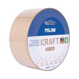 Taśma pakowa Milan papierowa Kraft 50mm brązowa 50m (34661) Milan