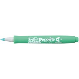 Marker permanentny Artline pastelowy decorite, zielony 1,0mm pędzelek końcówka (AR-033 4 4) Artline