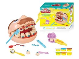Masa plastyczna dla dzieci dentysta mix Bigtoys (BPLA4066) Bigtoys