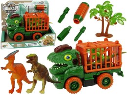 Transporter Ciężarówka Dinozaur do Rozkręcania Zielony Akcesoria Lean (10420) Lean