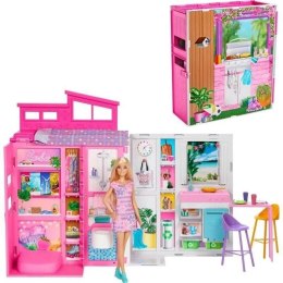 Domek dla lalek Fashionistas rzytulny domek + Lalka Barbie (HRJ77) Barbie