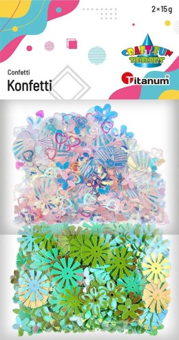 Konfetti Craft-Fun Series mix wiosenny Titanum (2324001) Titanum