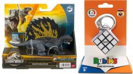 Pakiet PROMOCJA Dinozaur Jurassic Atak + KOSTKA RUBIKA BRELOK 3X3 Hln63+6064001 Mattel (498543+500060) Mattel