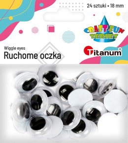 Oczka Titanum Craft-Fun Series 18mm 24 szt Titanum