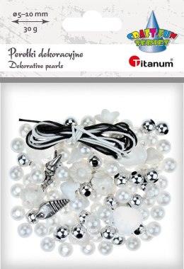 Perełki Titanum Craft-Fun Series zestaw do zrobienia biżuterii (BR230008-silver) Titanum
