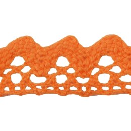 Wstążka Titanum Craft-Fun Series koronka bawełniana samoprzylepna 15mm pomarańczowa 1,8m (D12-5) Titanum