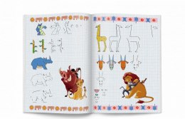 Książka dla dzieci Disney Uczy Rysujemy po kartonach. Ameet (UKR 9302) Ameet
