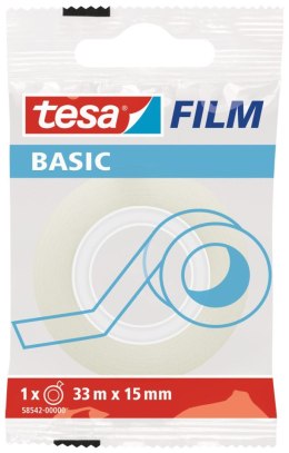 Taśma biurowa Tesa Basic 15mm 33m (58542-0000-00) Tesa