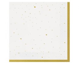 Serwetki Celebrate (złote), certyfikat FSC biały papier [mm:] 330x330 Godan (PW-SCZL) Godan