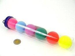 Piłka do tenisa stołowego w tubie; śr.piłki 4 cm, 6 szt. kolor One Dollar (388475) One Dollar